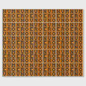 Papier Cadeau Numero Uno, Numéro Un en espagnol (Plat)