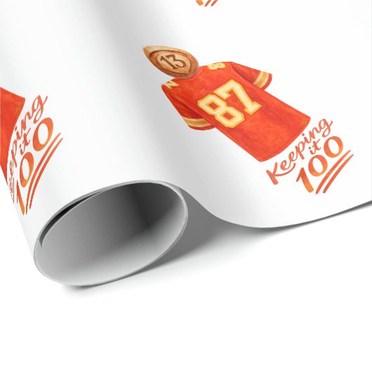 Papier Cadeau Numerology It Adds Up: Keeping It 100 (Coin rond)