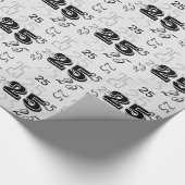 Papier Cadeau Numéros de polices cool personnalisés (Coin)