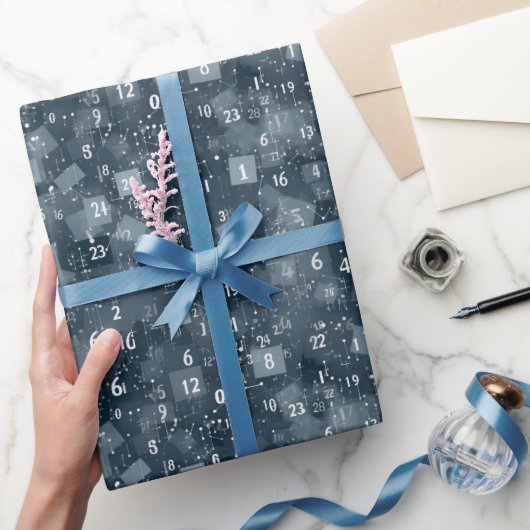 Papier Cadeau Numéros mathématiques Abstraits (Cadeaux)