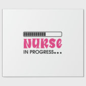 Papier Cadeau Nurse Gift Nurse In Progress (Plat)