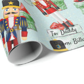 Papier Cadeau Nutcracker Ajouter à et à des noms papier d'enroba (Coin rond)