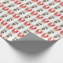 Nutcracker Art for Charity Gift Wrapper Paper