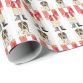 Papier Cadeau Nutcracker Art for Charity Gift Wrapper Paper (Coin rond)