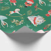 Papier Cadeau Nutcracker Ballerina Noël (Coin)