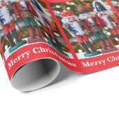 Papier Cadeau Nutcracker Christmas or Holiday Greeting Roll of (Coin rond)