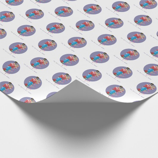 Papier Cadeau Nutcracker Danse Ballet Performance Félicitations (Coin)