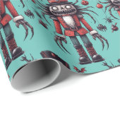 Papier Cadeau Nutcracker déplaisant (Coin rond)