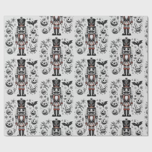 Papier Cadeau Nutcracker déplaisant (Plat)
