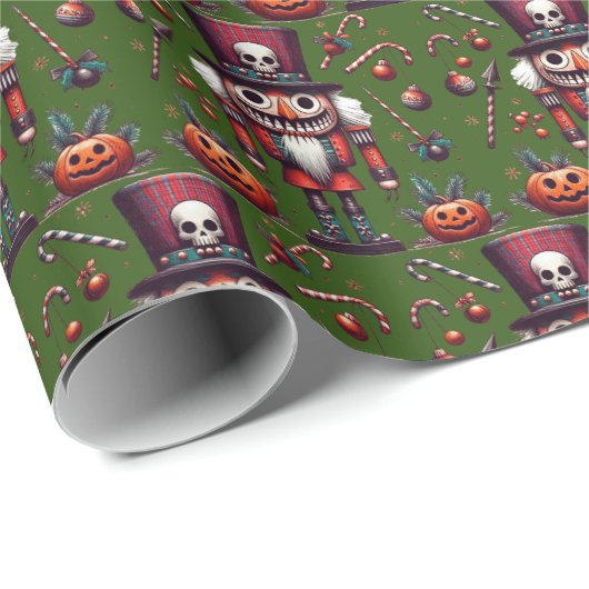 Papier Cadeau Nutcracker déplaisant (Coin rond)