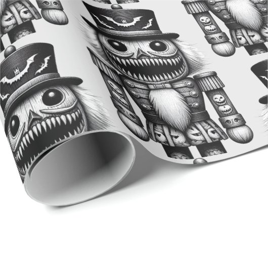 Papier Cadeau Nutcracker déplaisant (Coin rond)