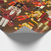Papier Cadeau Nutcracker Frenzy Christmas Wrapper Paper (Coin)