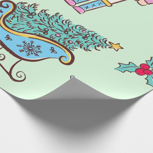 Papier Cadeau Nutcracker Holiday Ballet (Coin)