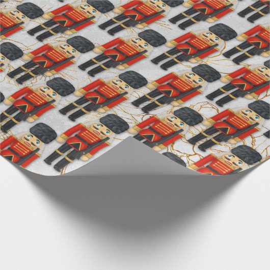 Papier Cadeau Nutcracker Jouet Soldat Noël Enfants de Noël (Coin)