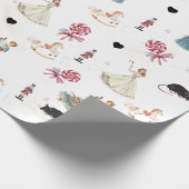 Papier Cadeau Nutcracker Mother Ginger Sweets Wrapping Paper (Coin)