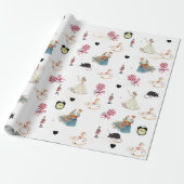 Papier Cadeau Nutcracker Mother Ginger Sweets Wrapping Paper (Déroulé)