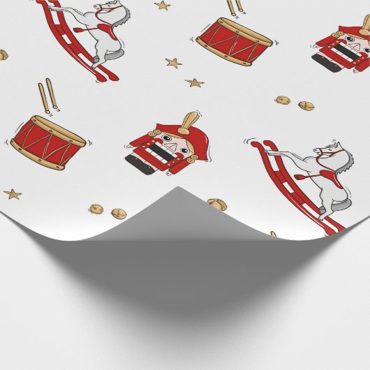Papier Cadeau Nutcracker motif de Noël (Coin)