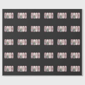 Papier Cadeau Nutcracker Noël Fête de Noël cadeaux Festif (Plat)