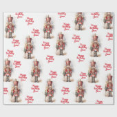 Papier Cadeau Nutcracker Red Magie Anniversaire (Plat)