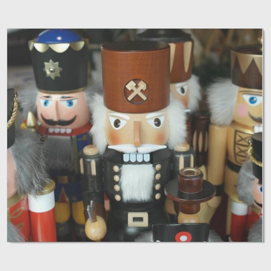 Papier Cadeau Nutcrackers Noël Fêtes Noël Conception (Plat)