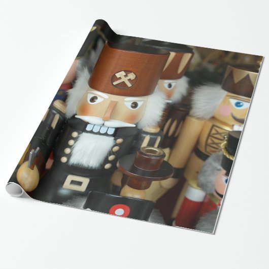Papier Cadeau Nutcrackers Noël Fêtes Noël Conception (Déroulé)