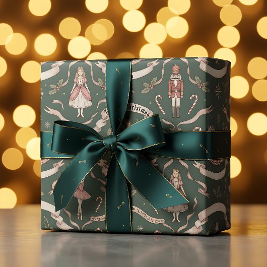Papier Cadeau Nutcraker Elegant 