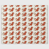 Papier Cadeau Nuts4écureuils (Plat)