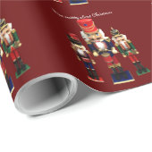 Papier Cadeau "Nutty au sujet de Noël" (Coin rond)