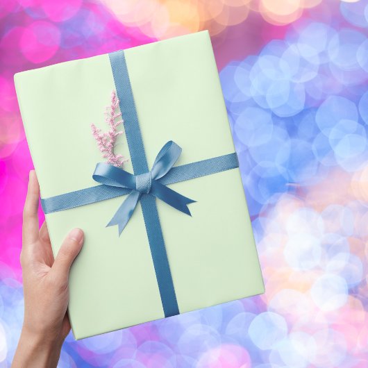 Papier Cadeau Nyanza couleur solide