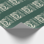 Papier Cadeau O Come Let Us Adore Him Nativity Scene Christian (Coin)