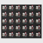 Papier Cadeau O soy-le-mio Drôle Chanter Soy Sauce Pun Dark BG (Plat)