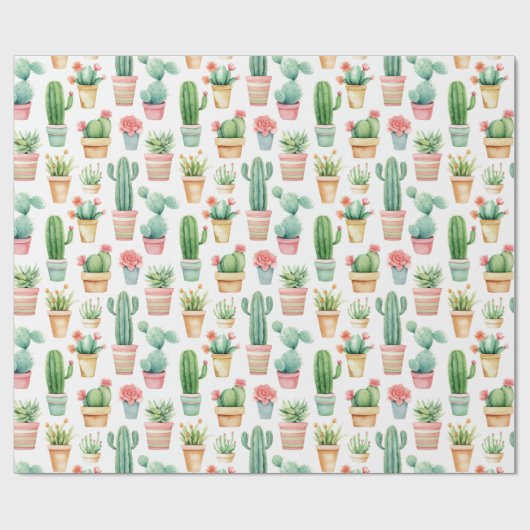 Papier Cadeau Oasis du désert (Plat)