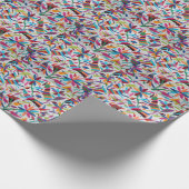 Papier Cadeau Oaxaca Mexique Boho ethnique hispanique maya (Coin)