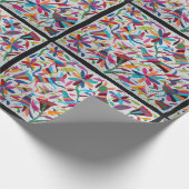 Papier Cadeau Oaxaca Mexique Boho ethnique hispanique maya (Coin)