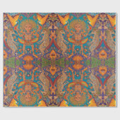 Papier Cadeau Oaxaca Mexique Tribal Maya Radiant (Plat)