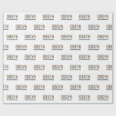 Papier Cadeau OBGYN obstétricien gynécologue Empreinte de léopar (Plat)