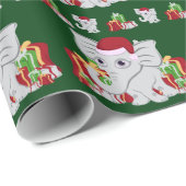 Papier Cadeau Objet superflu de bébé dans le casquette de Père (Coin rond)