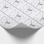 Papier Cadeau Objets à offrir de patinage artistique (Coin)