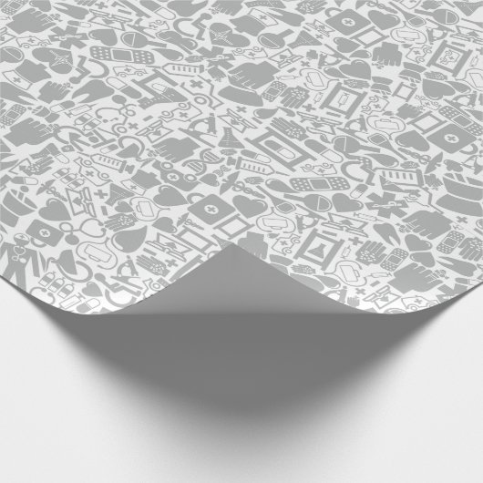 Papier Cadeau Objets Médicales (Coin)