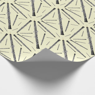 Papier Cadeau Oboe Musicien professeur de musique