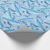Papier Cadeau Observation des baleines (Coin)
