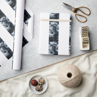 Papier Cadeau Obsidian Noir et Viper Diamant