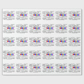 Papier Cadeau Obtention du diplôme d'infirmière enveloppant les (Plat)