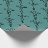 Papier Cadeau Obtention du diplôme Médicale d'infirmière de Teal (Coin)