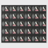 Papier Cadeau Obtention du diplôme mignonne de photo de tableau (Plat)