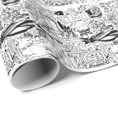 Papier Cadeau Occulte et magique (Coin rond)