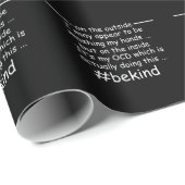 Papier Cadeau OCD - Sensibilisation Obsessionnelle Compulsive au (Coin rond)