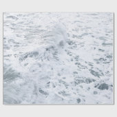 PAPIER CADEAU OCÉAN AVEC VAGUE (Plat)