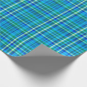 Papier Cadeau Ocean Breeze Plaid (Coin)
