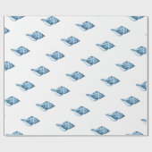 Papier Cadeau Océan côtier nautique de mer de plage de coquille (Plat)